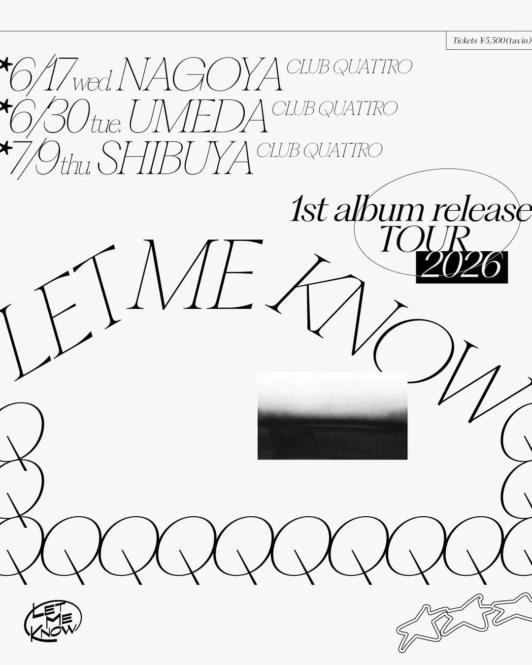 LET ME KNOW 1st album release TOUR [일본 도쿄] 상세 안내 이미지 1