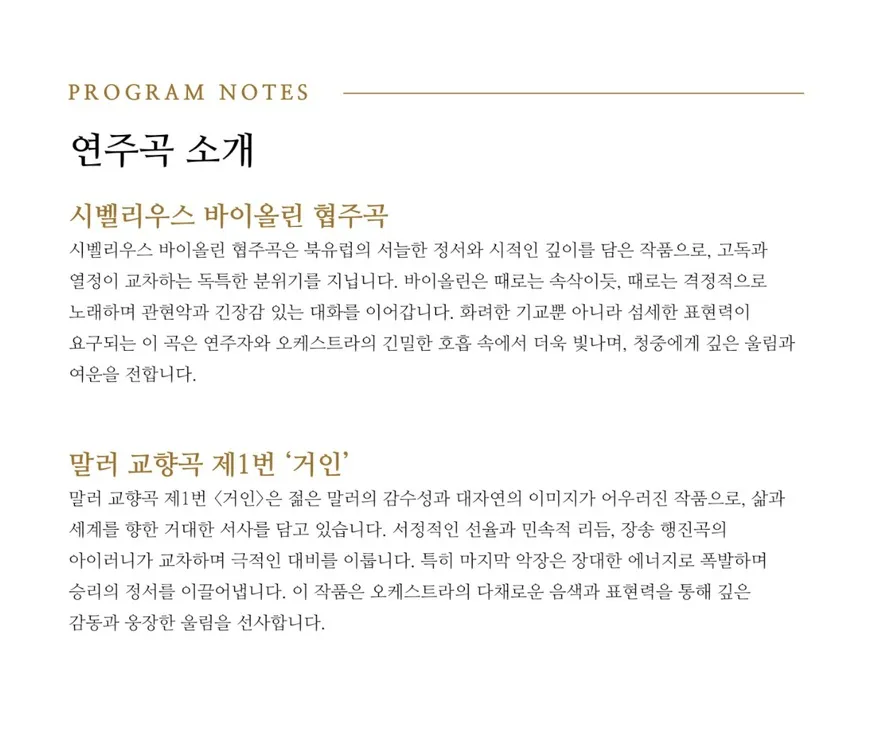 제20회 팡세오케스트라 정기연주회 상세 안내 이미지 3