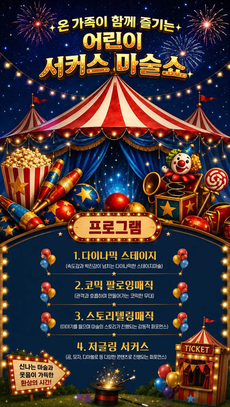 어린이 서커스 마술쇼 [안산] 상세 안내 이미지 2