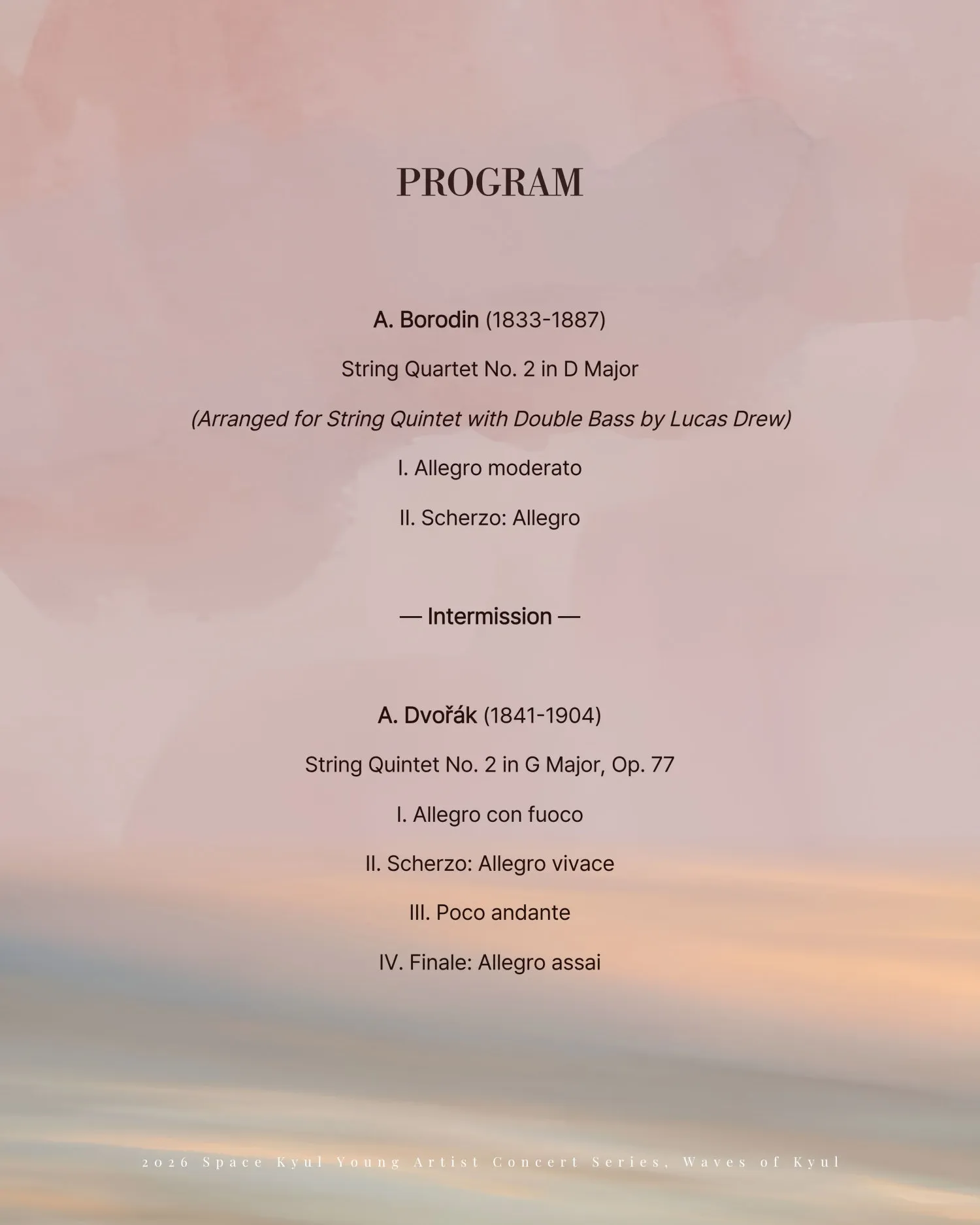 공간결 영아티스트 콘서트 시리즈, 결의 파동 Vol.2 블랑 퀸텟 (Blanc Quintet) 상세 안내 이미지 3