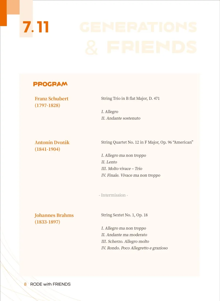 로데아트센터 개관 2주년 기념 FRIENDS 시리즈, Generations & Friends 상세 안내 이미지 2