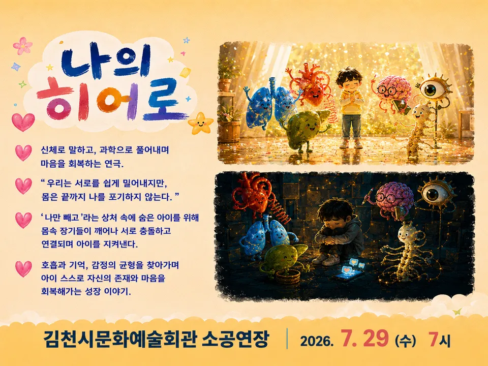 제24회 김천국제가족연극제, 나의 히어로 상세 안내 이미지 2