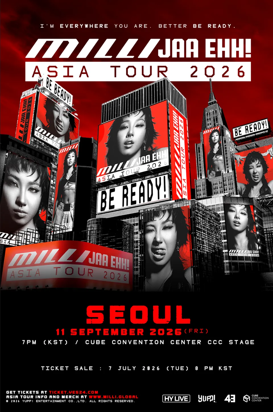 HY LIVE SERIES & MILLI MILLI JAA EHH! ASIA TOUR IN SEOUL 상세 안내 이미지 1