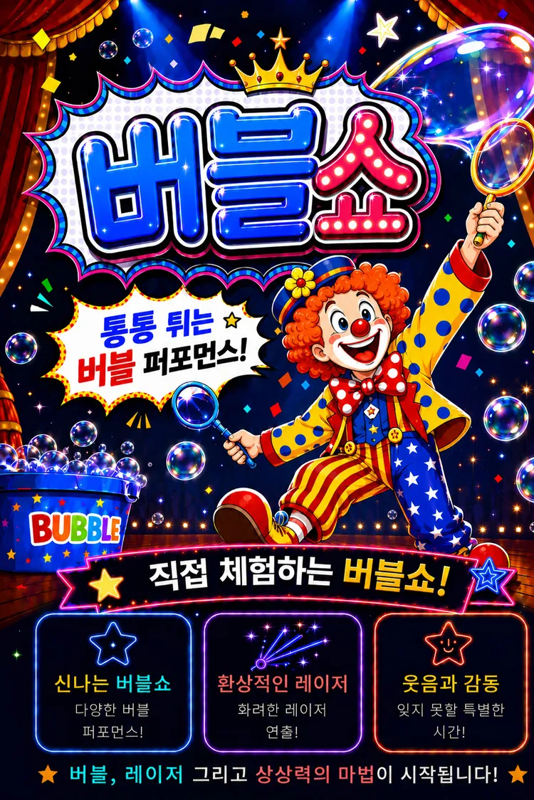 매직버블쇼 [진주] 상세 안내 이미지 1
