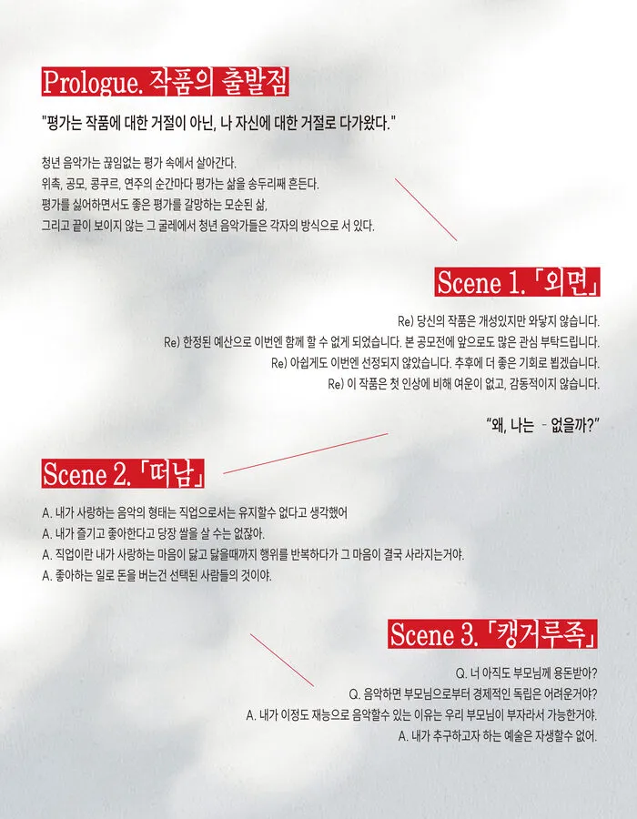 김다원 작곡발표회: 음악 단편집: 외면, 당신은, 없습니다. 상세 안내 이미지 3