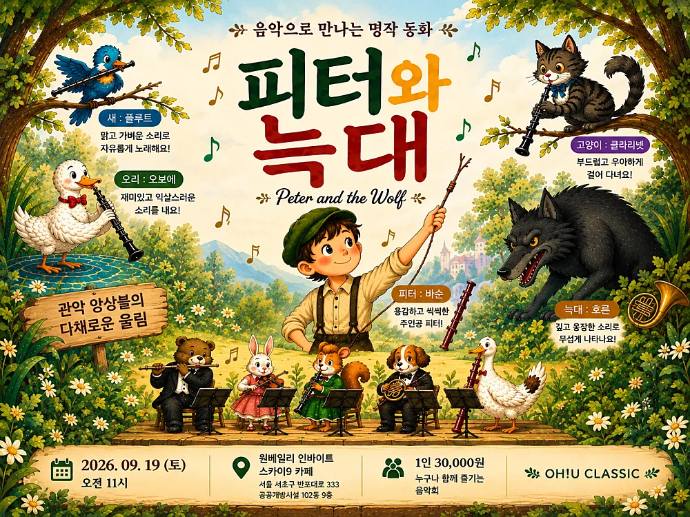 OH!UCLASSIC, 피터와 늑대 [서울 서초] 상세 안내 이미지 1