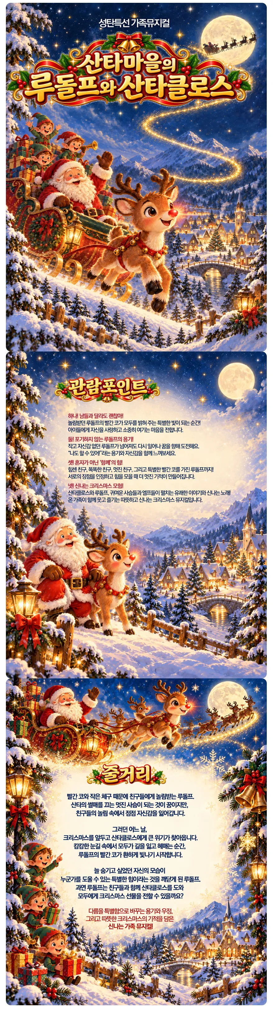 산타마을의 루돌프와 산타클로스 [포항] 상세 안내 이미지 1