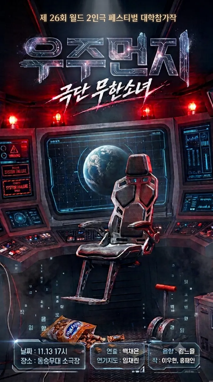 제26회 월드 2인극 페스티벌, 우주먼지 상세 안내 이미지 1