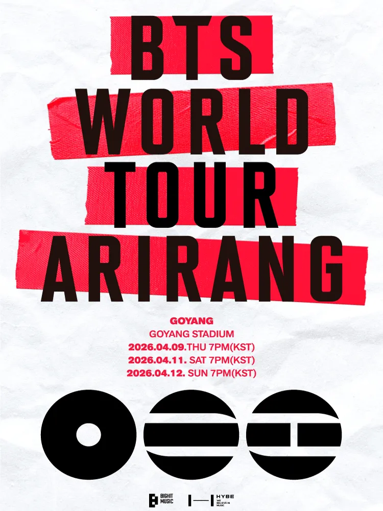 BTS WORLD TOUR: ARIRANG [고양] (고양종합운동장) 공식 포스터