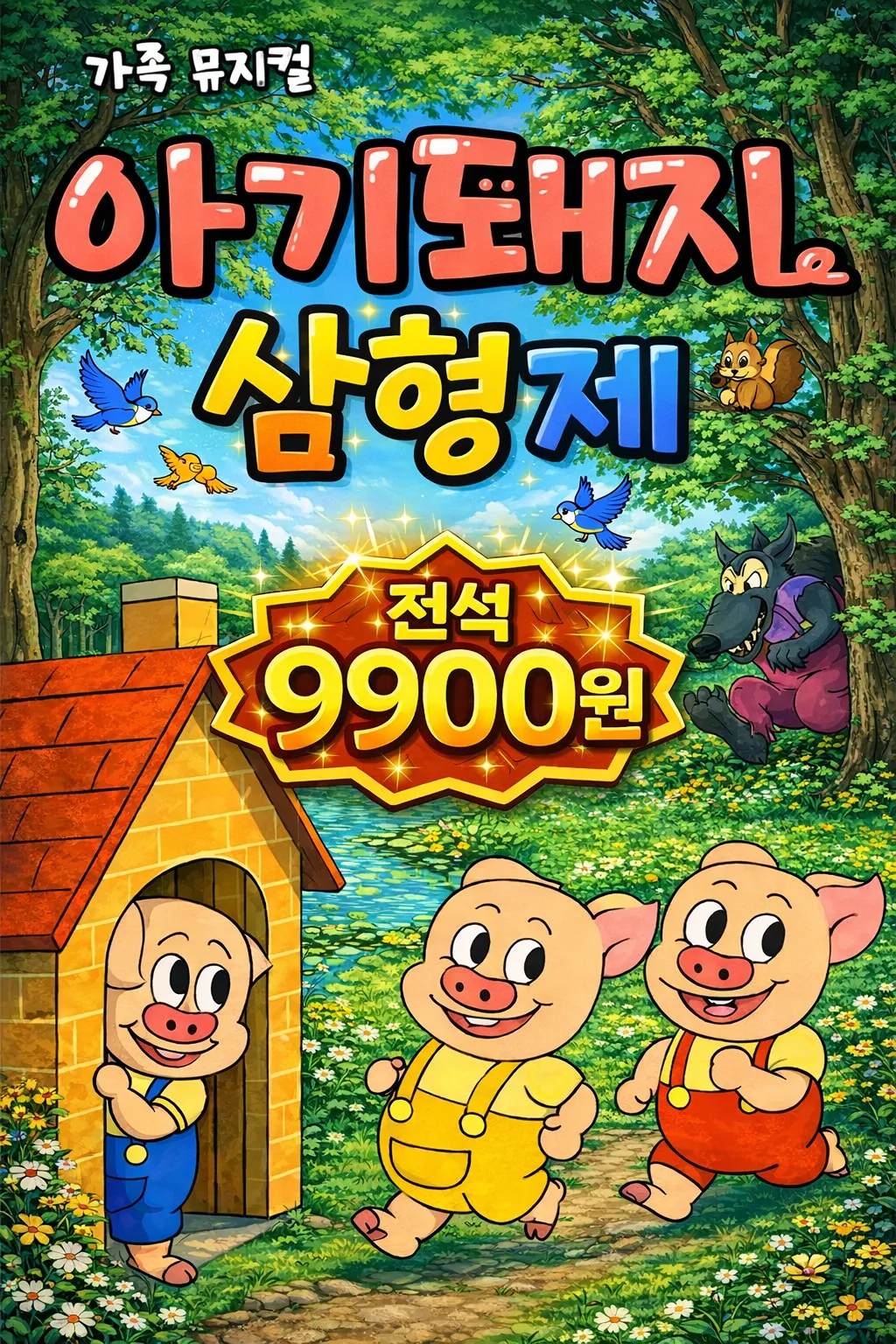 아기돼지 삼형제 [여주] (여주시 평생학습센터 (여성회관)) 공식 포스터