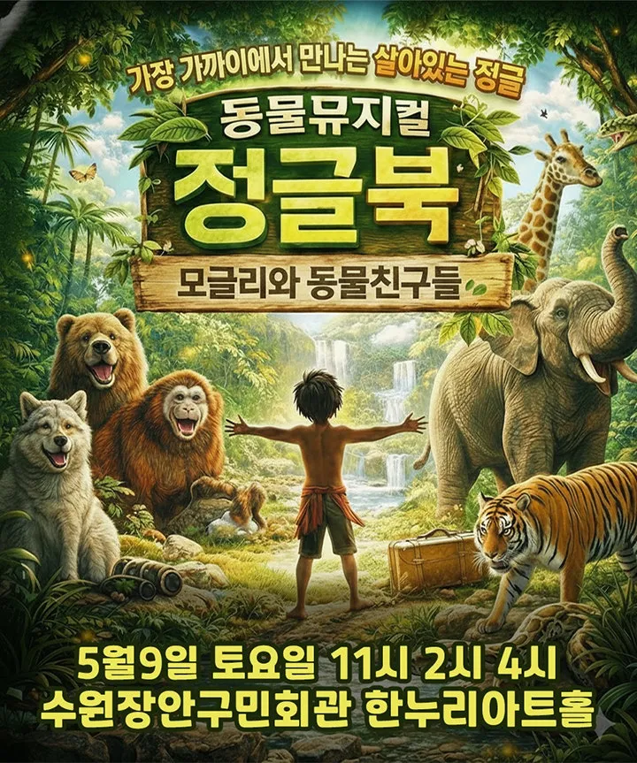 정글북 [수원] (장안구민회관 한누리아트홀) 공식 포스터