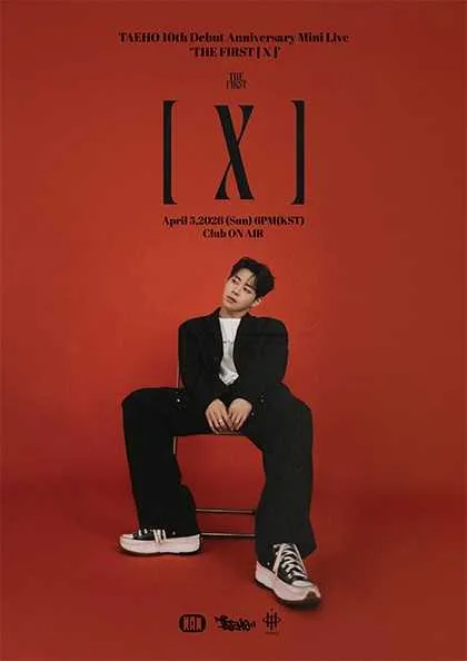 TAEHO Mini Live Concert: THE FIRST [ X ] (클럽온에어) 공식 포스터