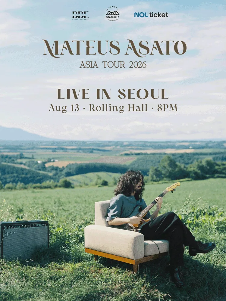 마테우스 아사토 내한공연 Mateus Asato Asia Tour (롤링홀) 공식 포스터