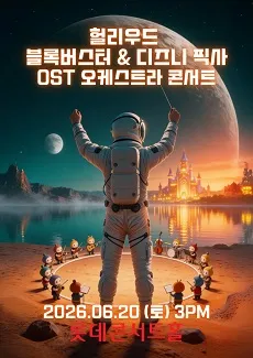 헐리우드 블록버스터 & 디즈니 픽사 영화음악 FESTA (롯데콘서트홀) 공식 포스터