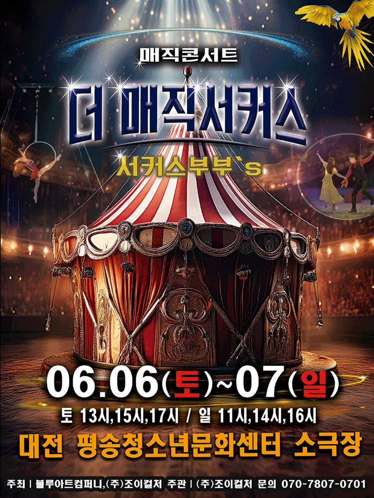 더: 매직서커스 [대전] (대전평송청소년문화센터) 공식 포스터