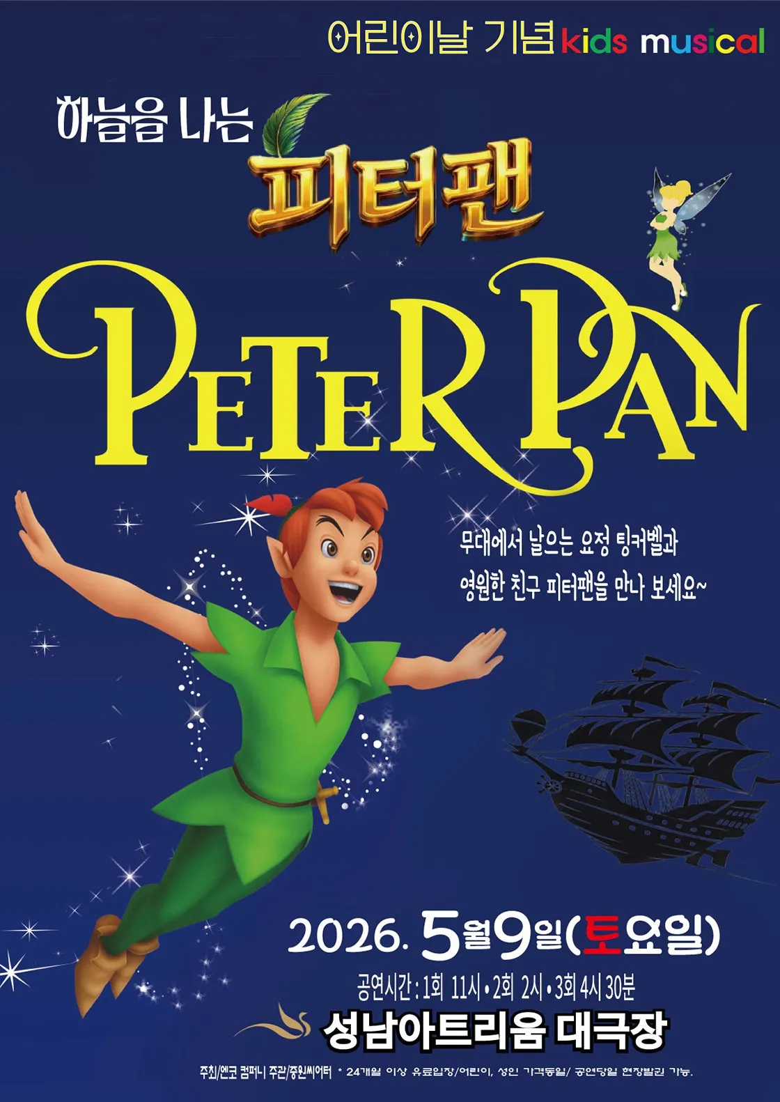 하늘을 나는 피터팬 [성남] (성남아트리움 (구. 성남시민회관)) 공식 포스터