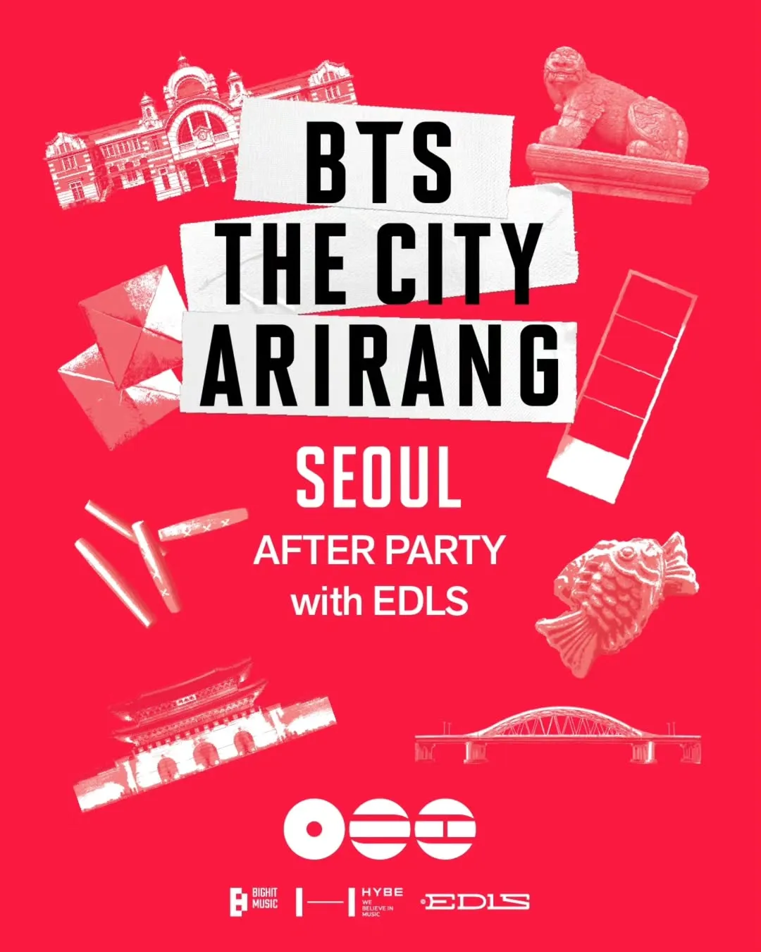 BTS THE CITY ARIRANG AFTER PARTY with EDLS (이들스) 공식 포스터