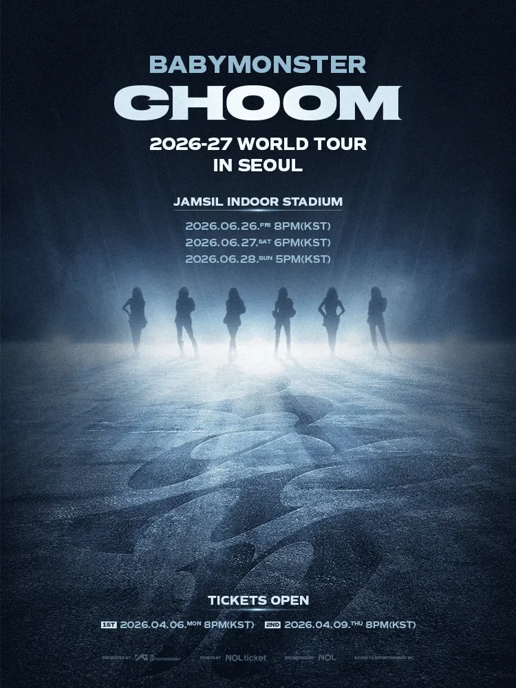 BABYMONSTER WORLD TOUR: 춤 (CHOOM) [서울] (잠실종합운동장) 공식 포스터