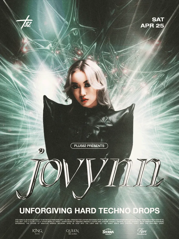 JOVYNN: LIVE IN SEOUL (CLUB PLUS82(+82)) 공식 포스터