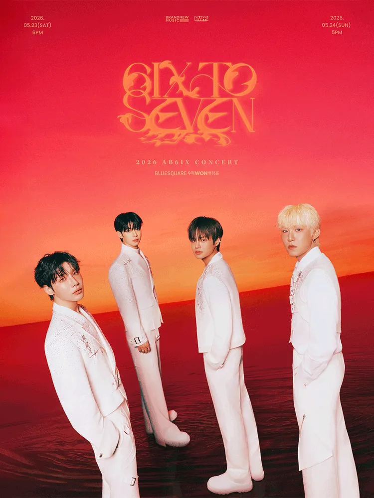 AB6IX CONCERT: 6IX TO SEVEN (블루스퀘어) 공식 포스터