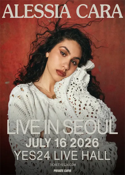 알레시아 카라 첫 단독 내한공연 ALESSIA CARA LIVE IN SEOUL (예스24 라이브홀 (구. 악스코리아)) 공식 포스터