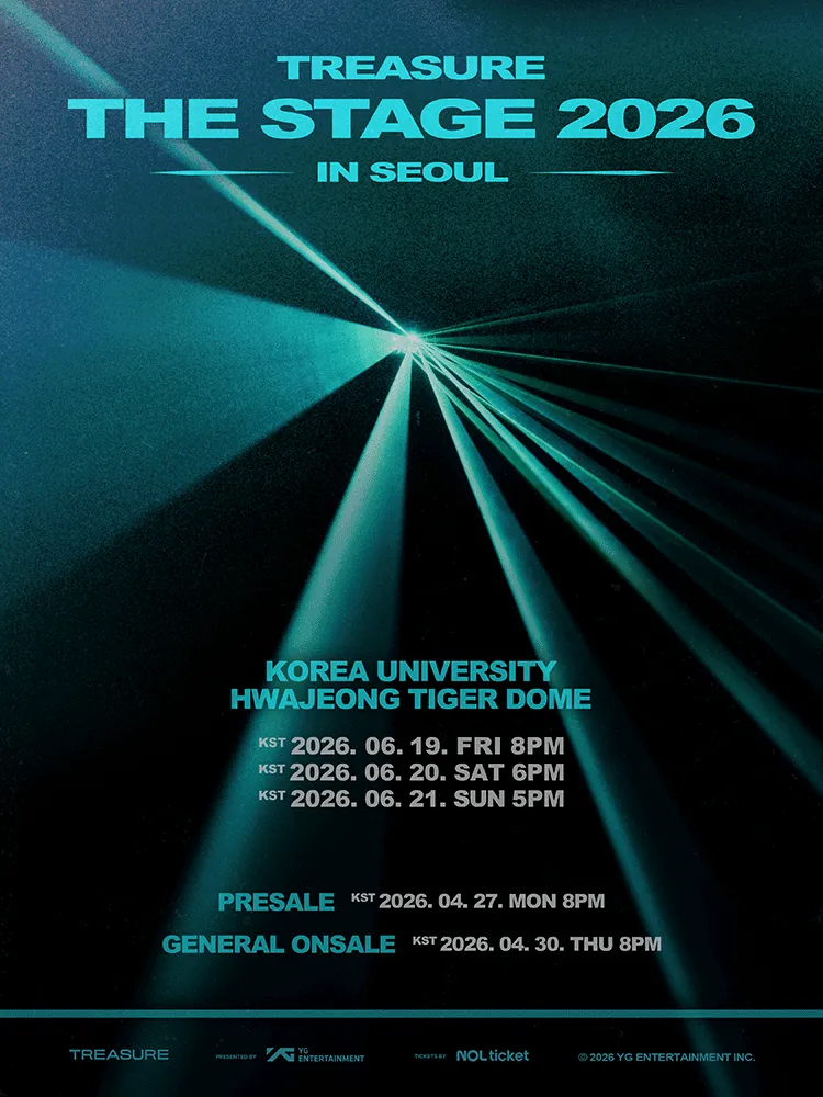 TREASURE THE STAGE [서울] (고려대학교 화정체육관) 공식 포스터