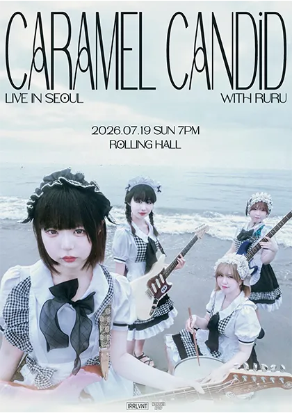 CARAMEL CANDiD (카라멜 캔디드) Live in Seoul (롤링홀) 공식 포스터