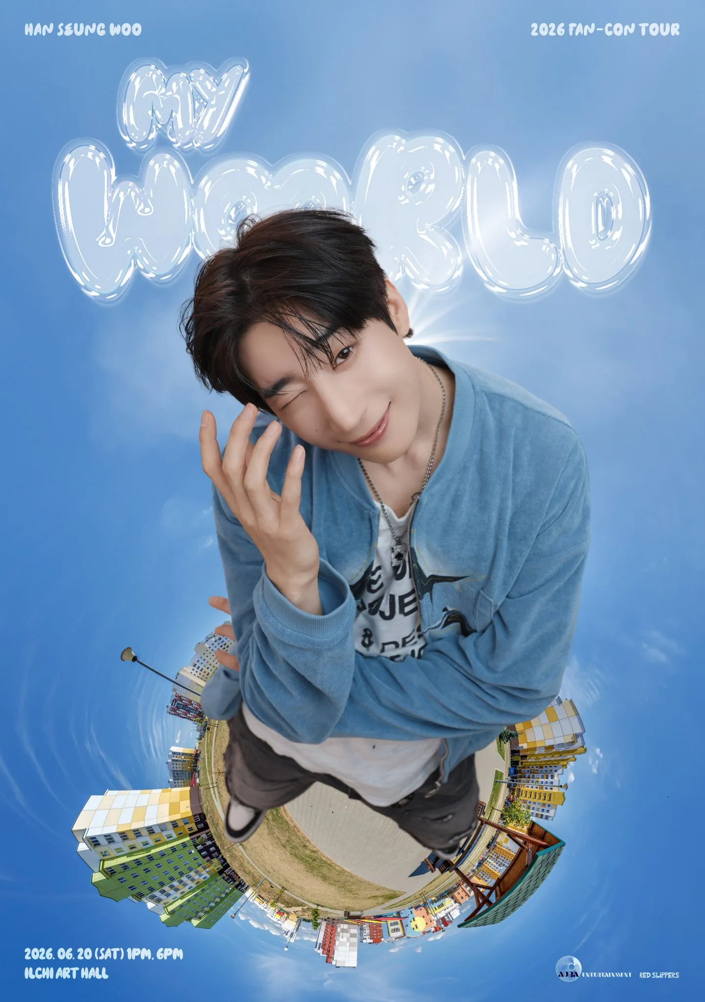 HAN SEUNG WOO FAN-CON TOUR: MY W∞RLD in SEOUL (일지아트홀) 공식 포스터