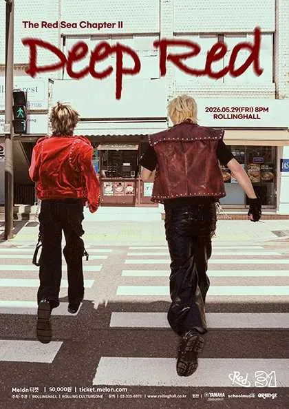 롤링 31주년 기념공연, Red C 단독 콘서트: The Red Sea Chapter Ⅱ: Deep Red (롤링홀) 공식 포스터