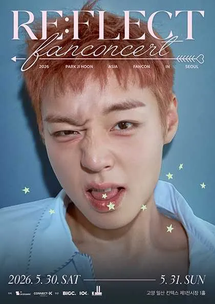 PARK JI HOON FAN CONCERT, RE: FLECT [고양] (킨텍스) 공식 포스터