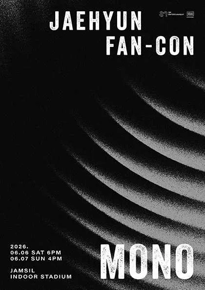 JAEHYUN FAN-CON TOUR Mono in SEOUL (잠실종합운동장) 공식 포스터