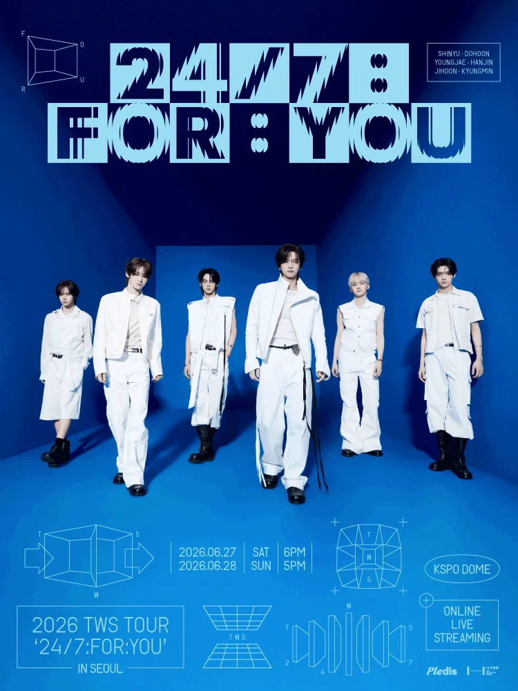 TWS TOUR: 24/7: FOR: YOU [서울] (올림픽공원) 공식 포스터