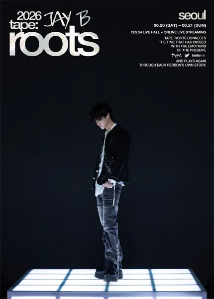 JAY B tape: roots seoul (예스24 라이브홀 (구. 악스코리아)) 공식 포스터