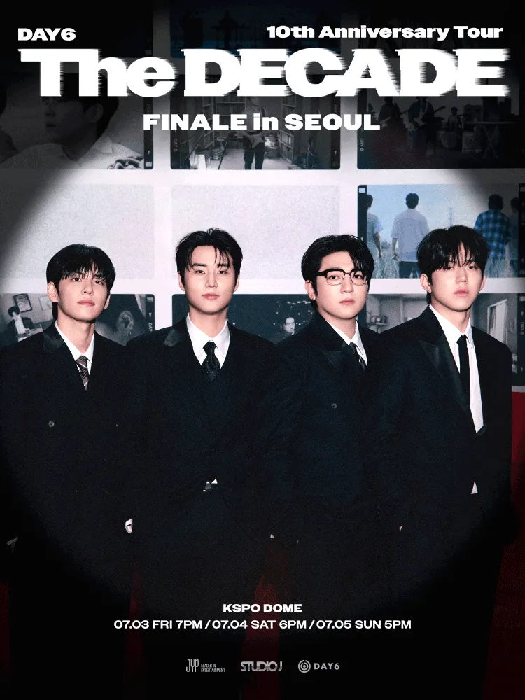 DAY6 10th Anniversary Tour: The DECADE FINALE [서울] (올림픽공원) 공식 포스터