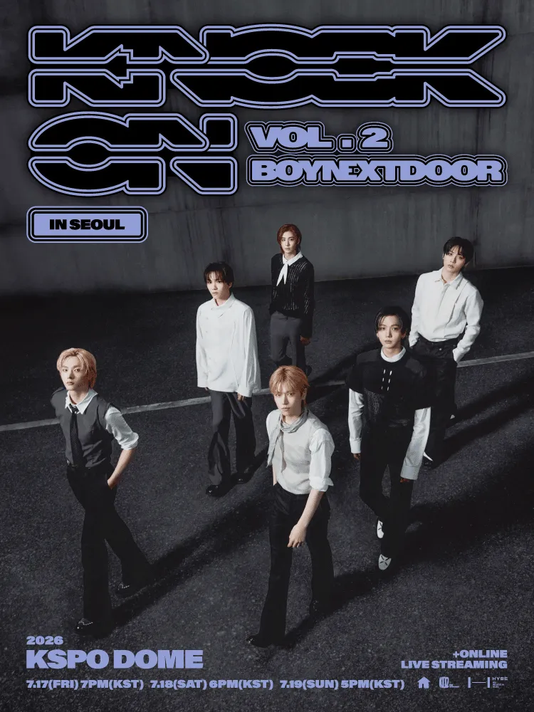 BOYNEXTDOOR TOUR: KNOCK ON Vol.2 [서울] (올림픽공원) 공식 포스터