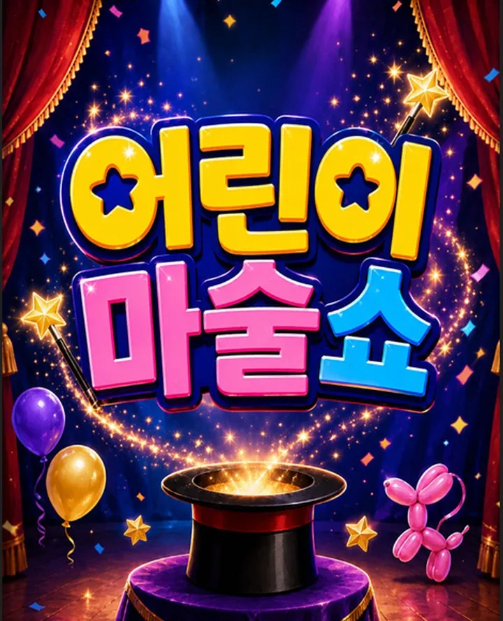 어린이 마술쇼 [진주] (경상대학교 칠암캠퍼스) 공식 포스터