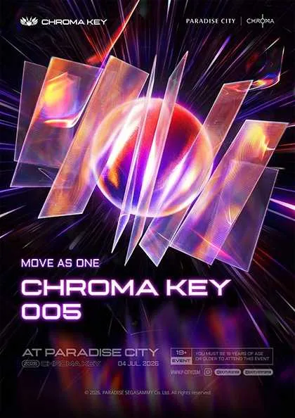 CHROMA KEY 005: MOVE AS ONE (파라다이스시티) 공식 포스터