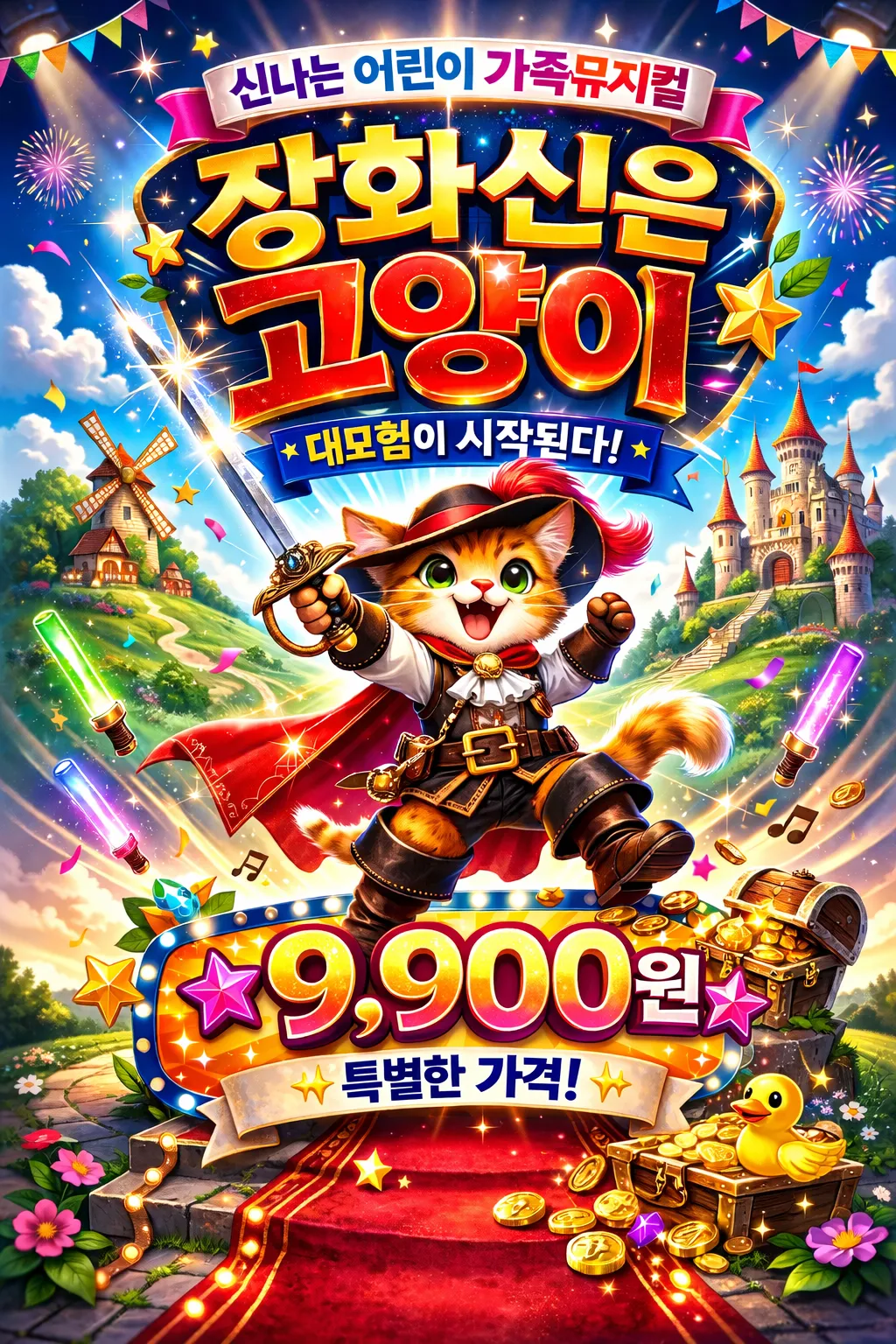 장화신은 고양이 [대구] (달성문화원) 공식 포스터