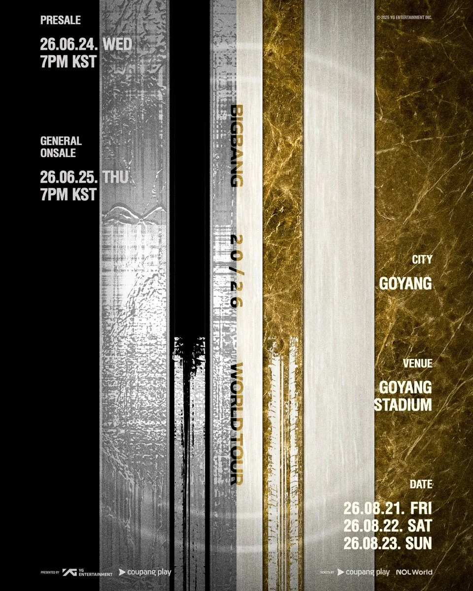 BIGBANG WORLD TOUR [고양] (고양종합운동장) 공식 포스터