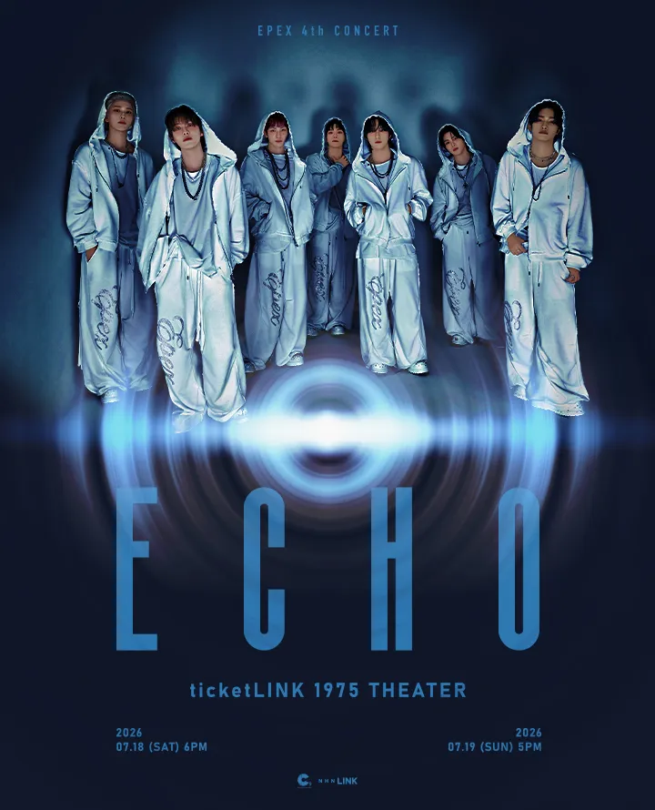 EPEX 4th CONCERT: ECHO (티켓링크 1975 씨어터(구.능동 어린이회관)) 공식 포스터