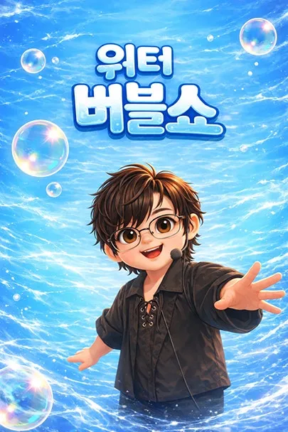 워터버블쇼 [순천] (순천문화예술회관) 공식 포스터