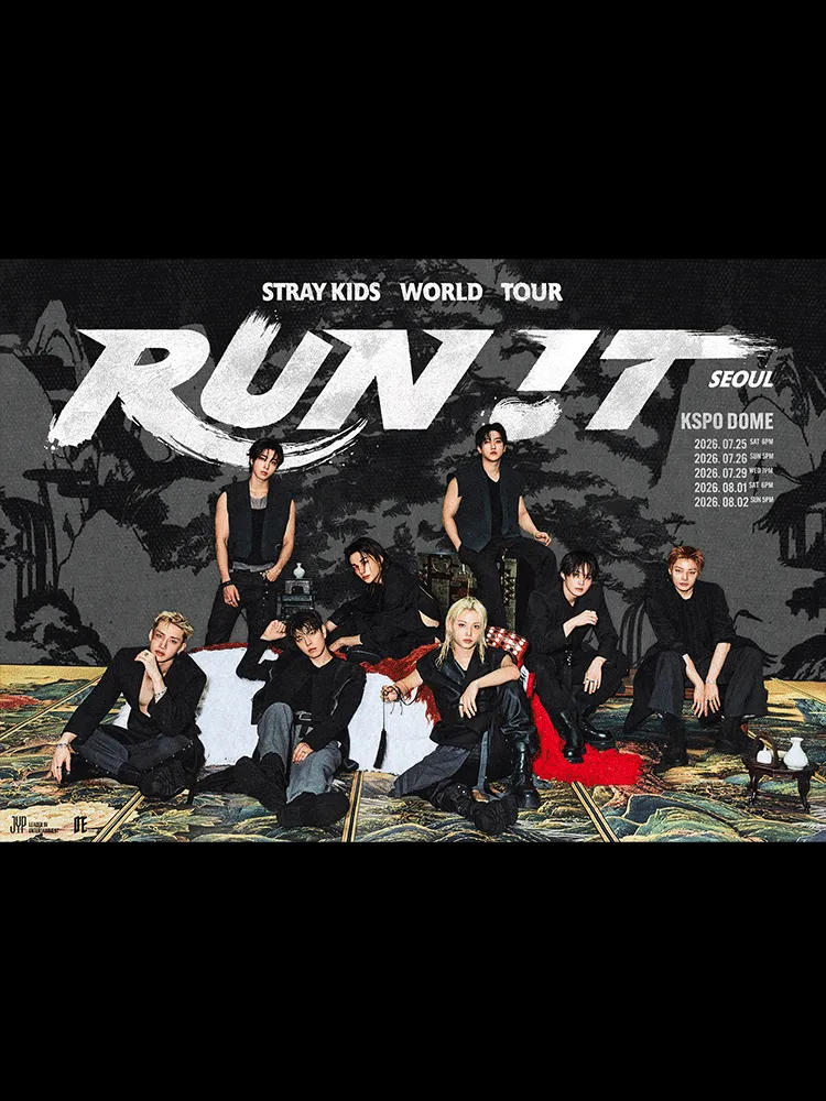 Stray Kids World Tour: RUN IT [서울] (올림픽공원) 공식 포스터