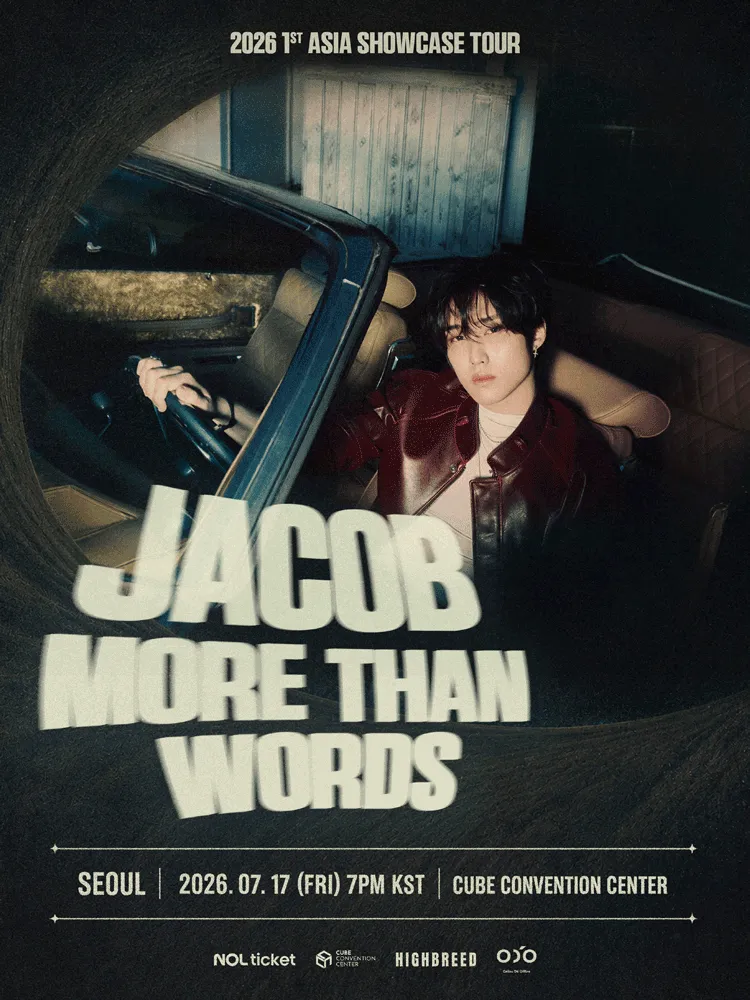 JACOB 1st Asia Showcase: More Than Words Tour [서울] (큐브컨벤션센터(CCC)) 공식 포스터