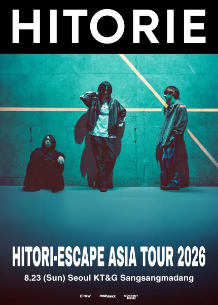 HITORIE, HITORI ESCAPE ASIA TOUR [서울] (KT&G 상상마당 라이브홀 [마포]) 공식 포스터