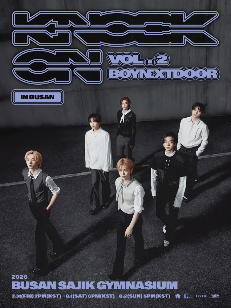 BOYNEXTDOOR TOUR: KNOCK ON Vol.2 [부산] (부산사직실내체육관) 공식 포스터