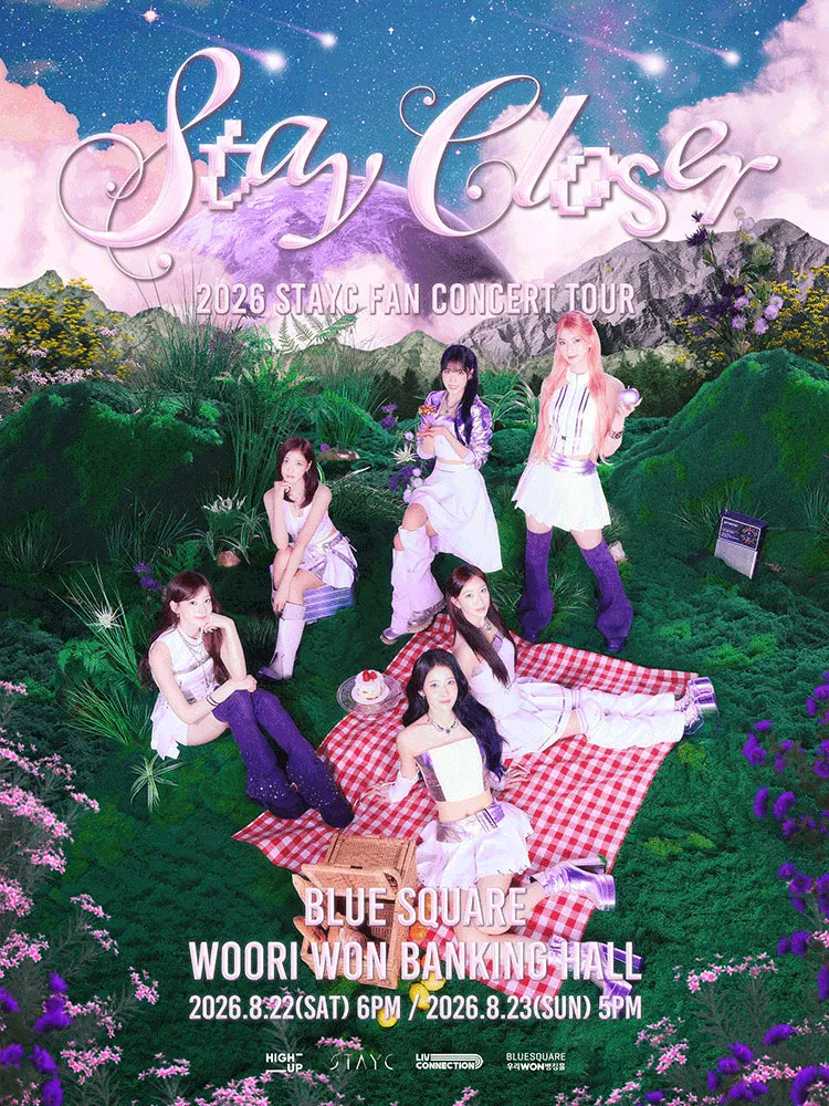 STAYC FAN CONCERT TOUR: STAY CLOSER (블루스퀘어) 공식 포스터