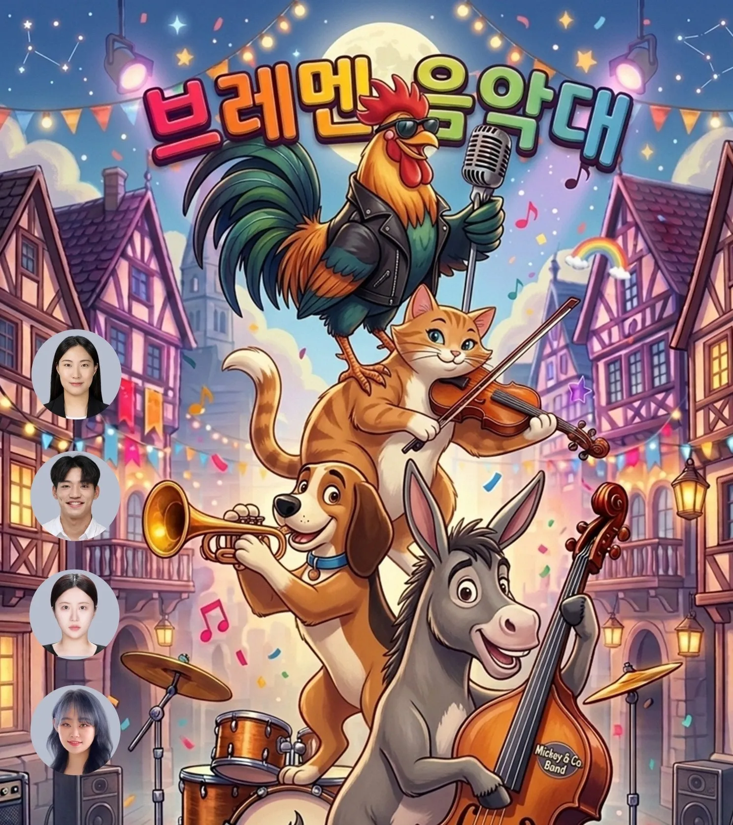 브레멘 음악대 [광명] (소나무예술극장) 공식 포스터