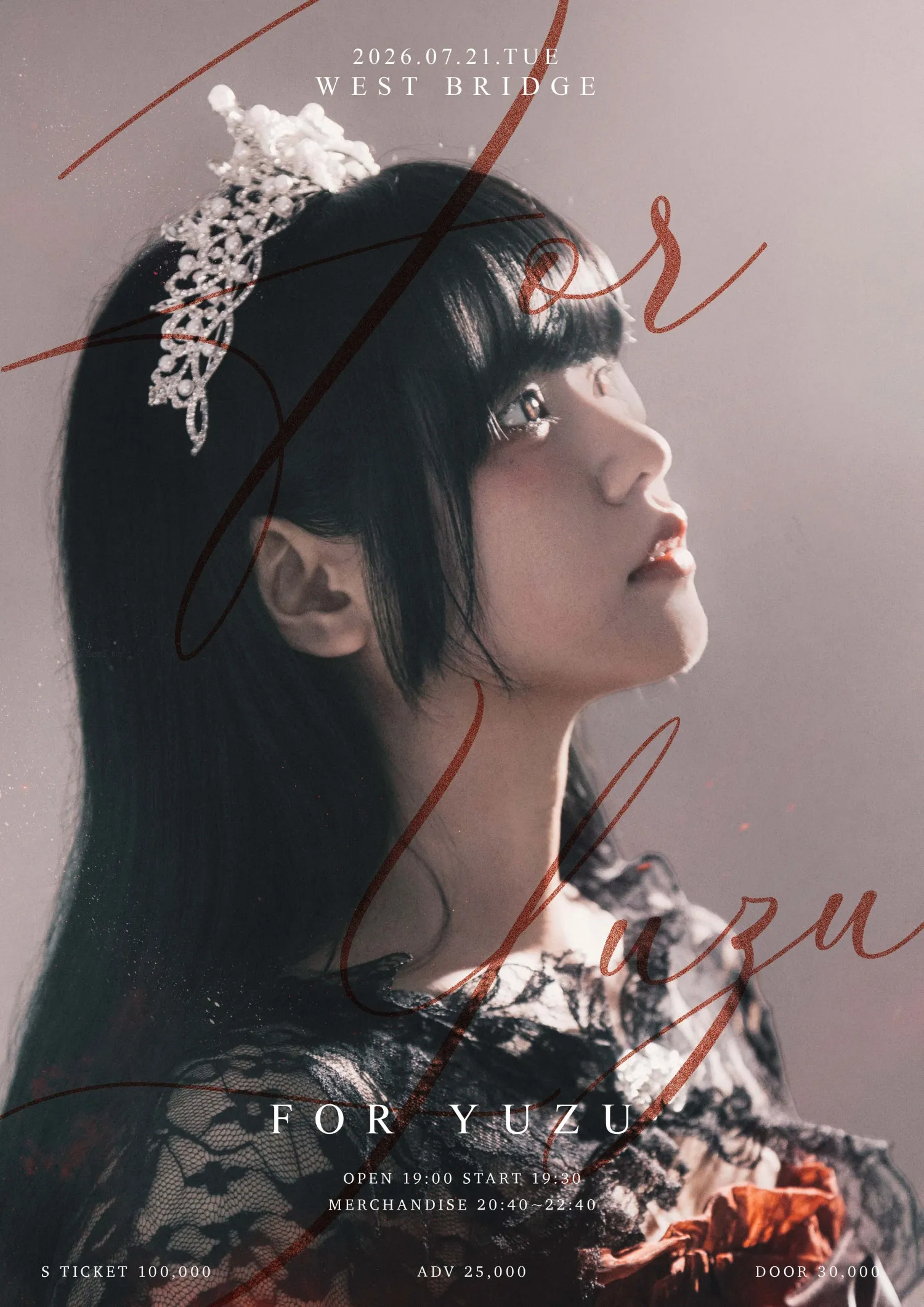 FOR YUZU (웨스트브릿지 라이브홀) 공식 포스터