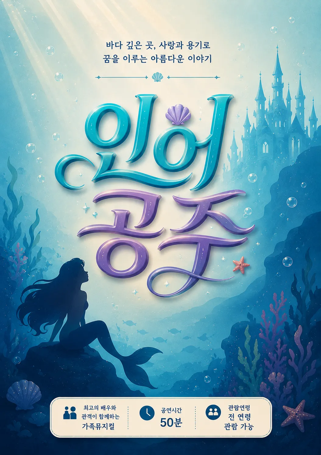 인어공주 [서울 금천] (레미어린이극장 [금천]) 공식 포스터