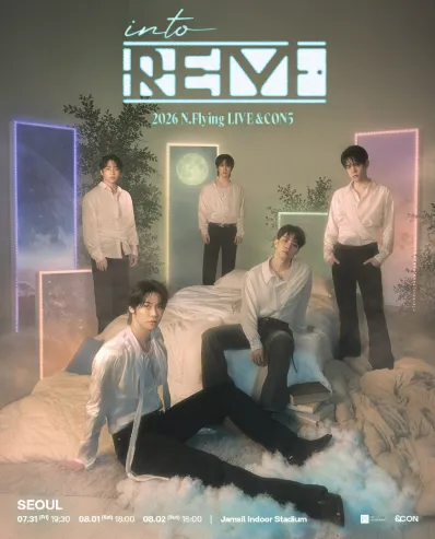 N.Flying LIVE, &CON5: into REM [서울] (잠실종합운동장) 공식 포스터